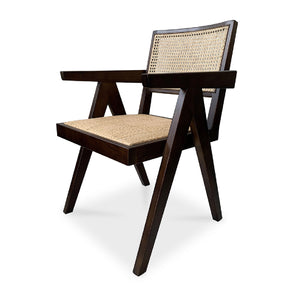 Modern European furniture - Rattan Mid-Century Dining Chairs (2) - www.oroa.com