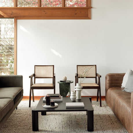 Modern European furniture - Rattan Mid-Century Dining Chairs (2) - www.oroa.com