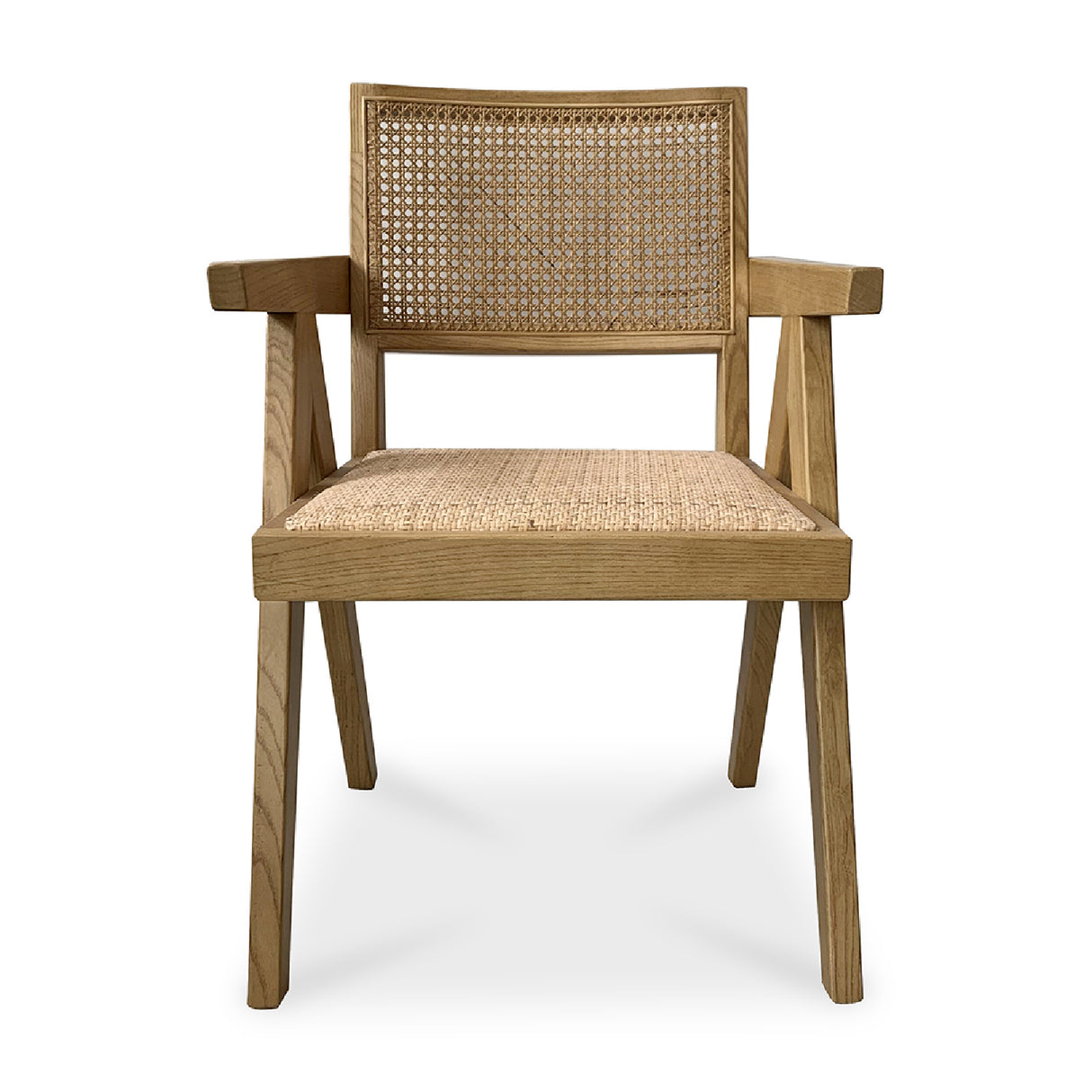 Modern European furniture - Rattan Mid-Century Dining Chairs (2) - www.oroa.com