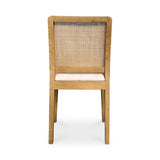 Modern European furniture - Rattan-Back Dining Chair Set (2) - www.oroa.com