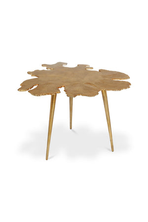 Modern European furniture - Polished Gold Accent Table - www.oroa.com