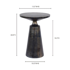Modern European furniture - Gray Industrial Style Accent Table - www.oroa.com