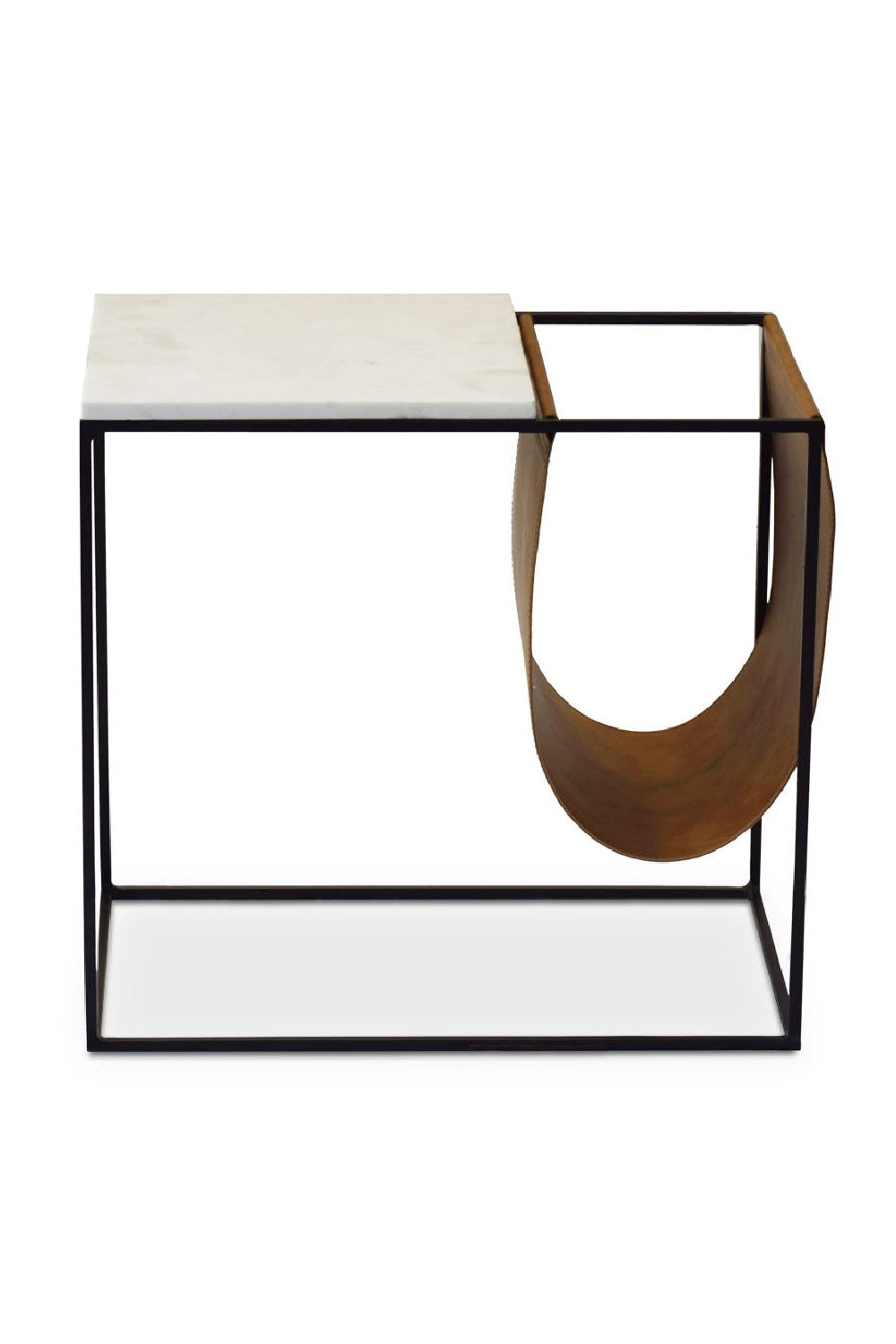 Modern European furniture - Marble Top Magazine Holder - www.oroa.com