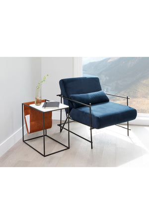 Modern European furniture - Marble Top Magazine Holder - www.oroa.com