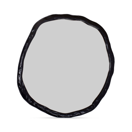 Modern European furniture - Organic-Shaped Aluminum Mirror - www.oroa.com