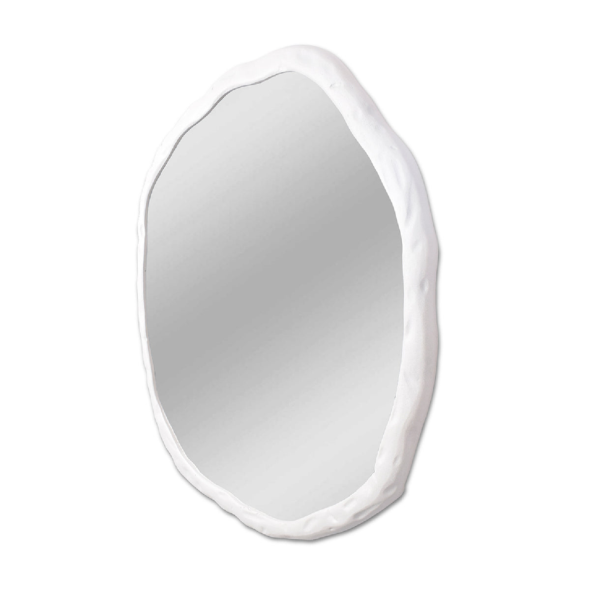 Modern European furniture - Organic-Shaped Aluminum Mirror - www.oroa.com