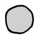 Modern European furniture - Organic-Shaped Aluminum Mirror - www.oroa.com