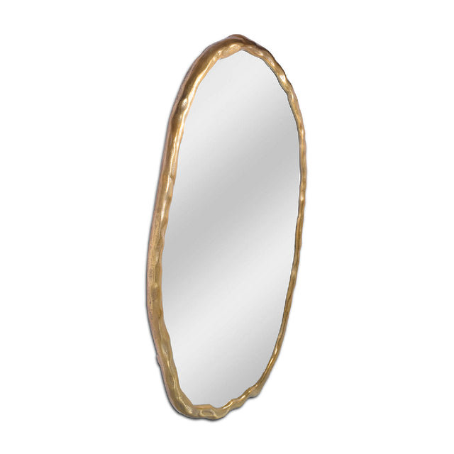 Modern European furniture - Aluminum-Framed Organic Mirror - www.oroa.com