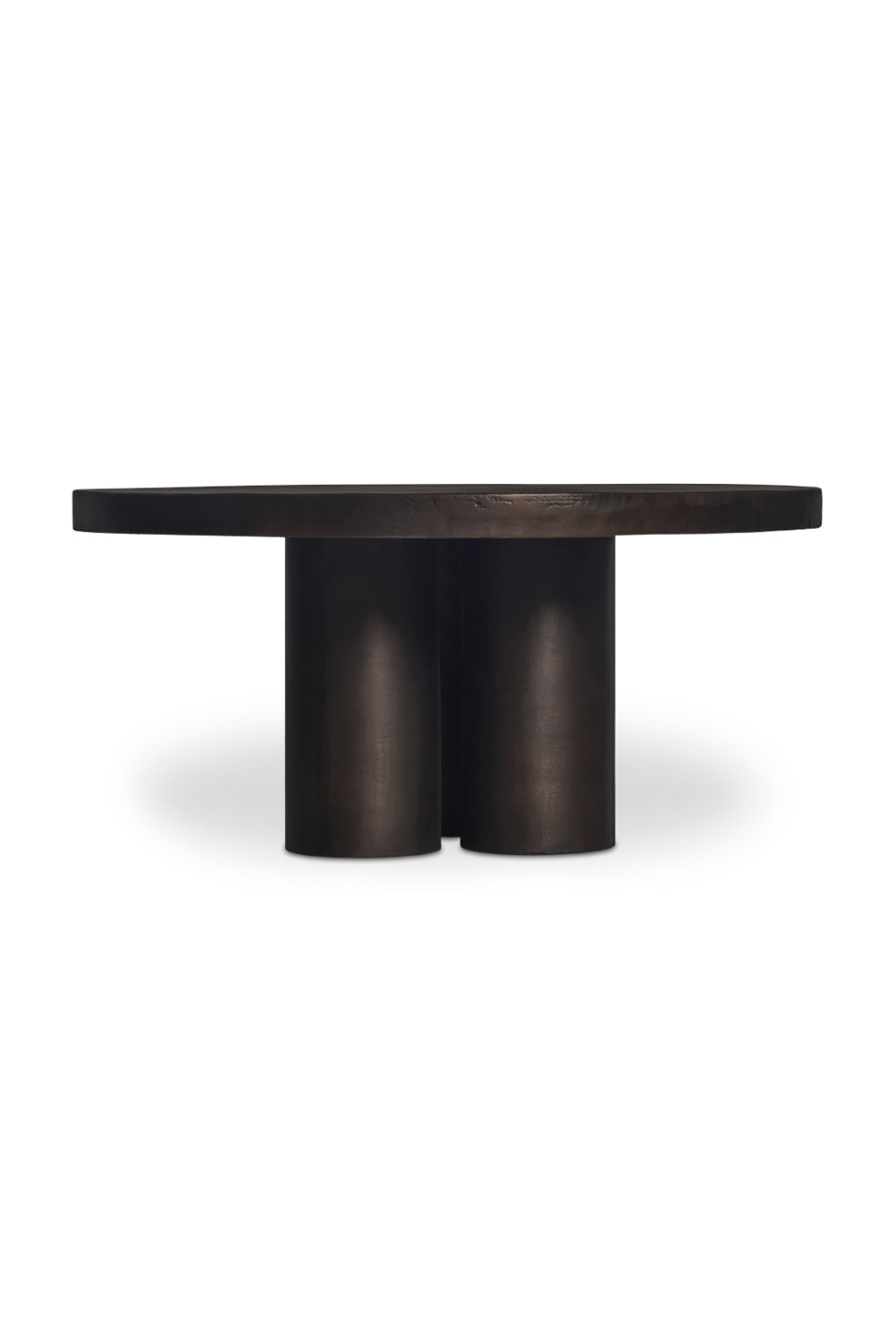 Round Black Outdoor Coffee Table | Novi Living Logan