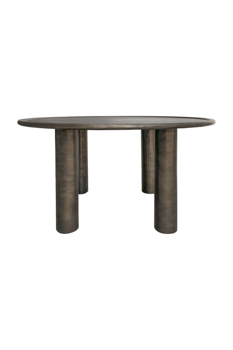 Bronze Round Outdoor Dining Table | Novi Living Deacon | Oroa.com