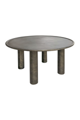 Modern European furniture - Bronze Round Outdoor Dining Table - www.oroa.com