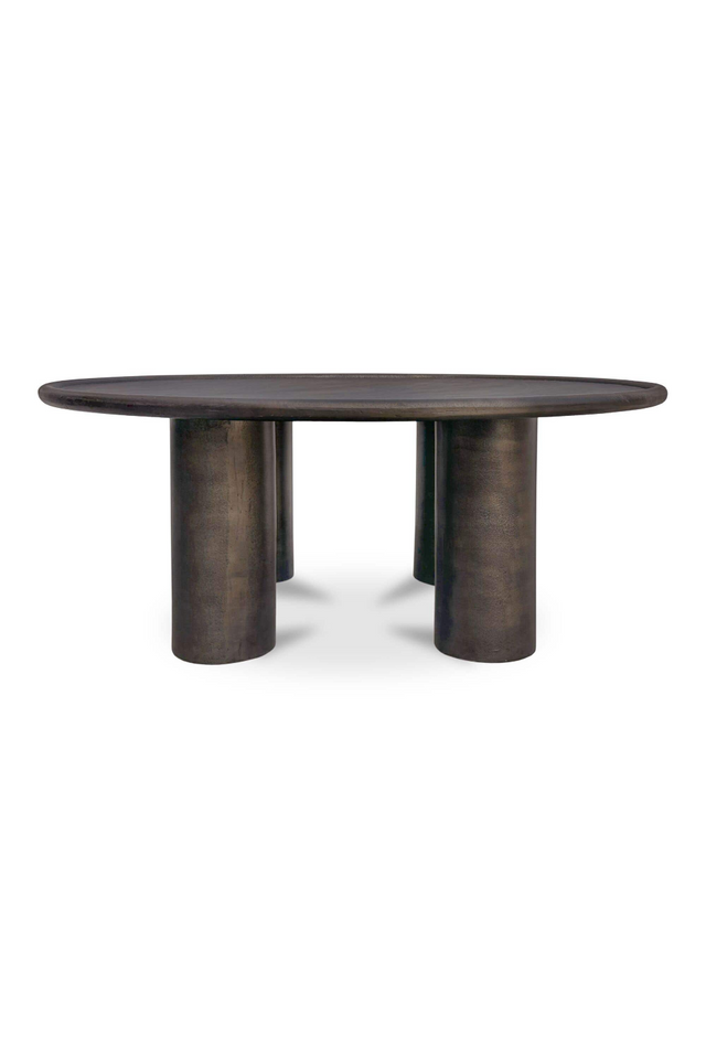 Bronze Round Outdoor Coffee Table | Novi Living Deacon | Oroa.com