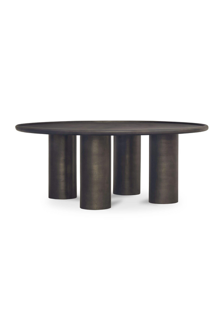 Bronze Round Outdoor Coffee Table | Novi Living Deacon | Oroa.com