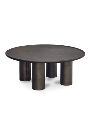 Bronze Round Outdoor Coffee Table | Novi Living Deacon | Oroa.com