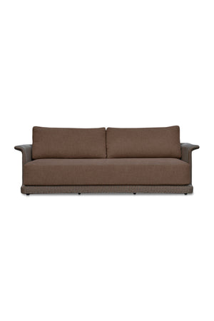 Curved Arm Wicker Outdoor Sofa | Novi Living Meredith | Oroa.com