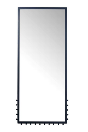 Black Iron Floor Mirror | Novi Living Figaro | Oroa.com