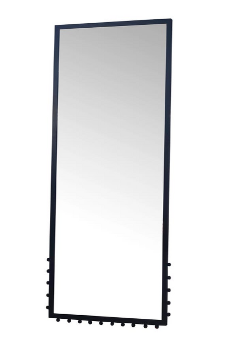 Black Iron Floor Mirror | Novi Living Figaro | Oroa.com