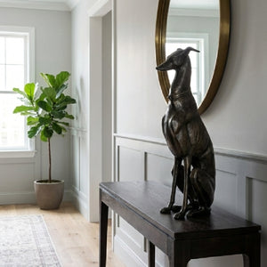 Black Greyhound Sculpture | Novi Living Duke