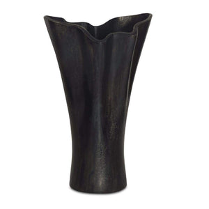 Modern European furniture - Black Wave Top Vase - www.oroa.com
