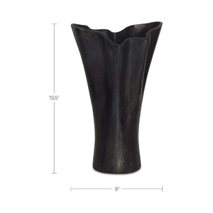 Modern European furniture - Black Wave Top Vase - www.oroa.com