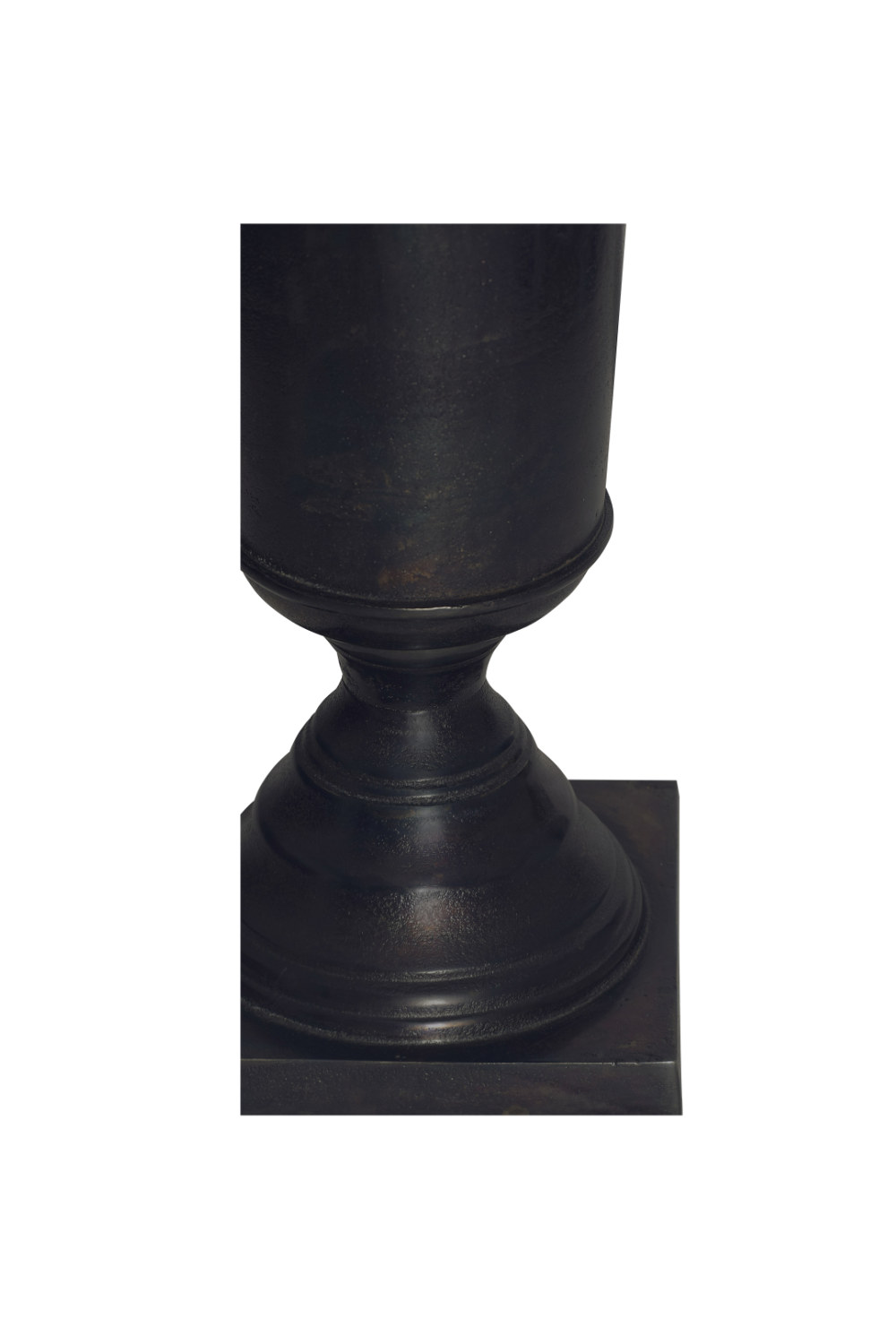 Black Cast Aluminum Vase | Novi Living Cassia | Oroa.com