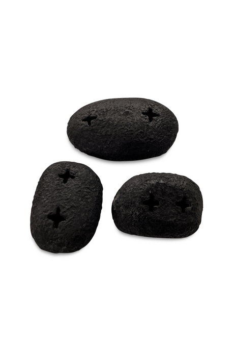Aged Black Wall Sculpture Set (3) | Novi Living Breton | Oroa.com