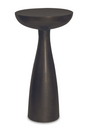 Modern European furniture - Deep Bronze Round Side Table - www.oroa.com
