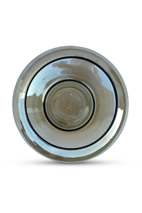 Modern European furniture - Smoky Brown Glass Bowl - www.oroa.com