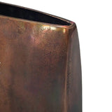 Burnished Copper Oval Vase | Novi Living Laval