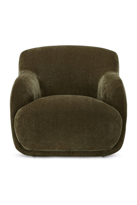 Modern European furniture - Chunky Upholstered Lounge Chair - www.oroa.com