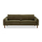 Modern European furniture - Wooden Leg 2-Seater Sofa - www.oroa.com
