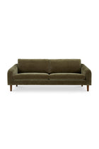Modern European furniture - Wooden Leg 2-Seater Sofa - www.oroa.com