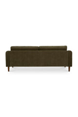 Modern European furniture - Wooden Leg 2-Seater Sofa - www.oroa.com