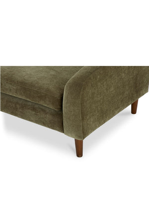Wooden Leg 2-Seater Sofa | Novi Living Quinn | Oroa.com