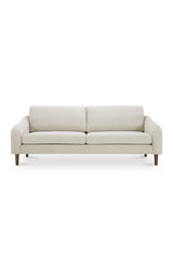 Modern European furniture - Wooden Leg 2-Seater Sofa - www.oroa.com