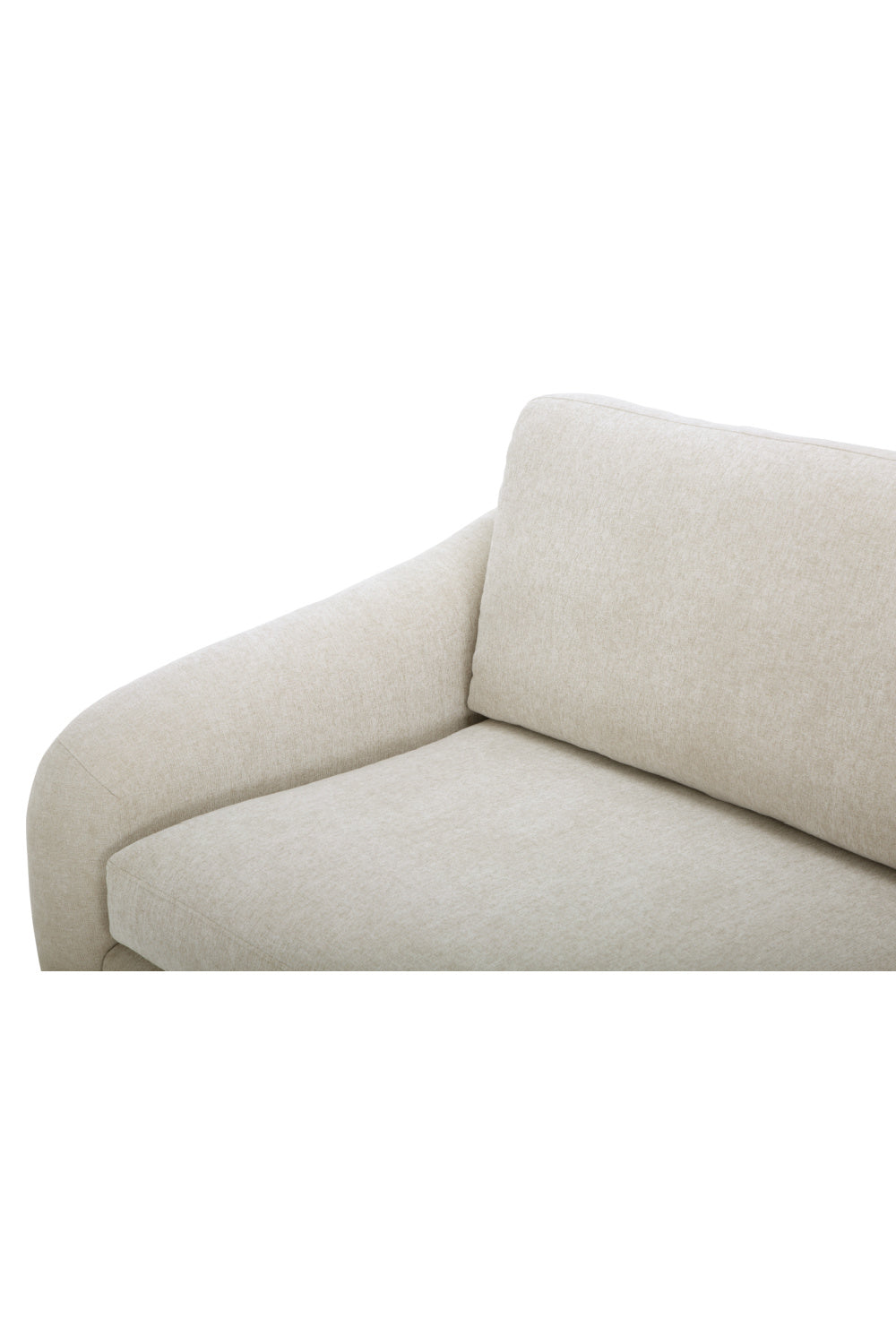 Wooden Leg 2-Seater Sofa | Novi Living Quinn | Oroa.com