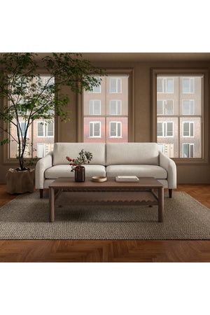 Wooden Leg 2-Seater Sofa | Novi Living Quinn | Oroa.com