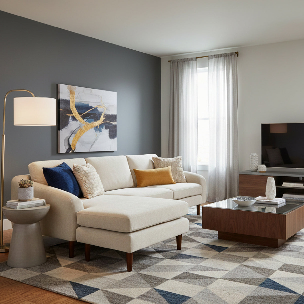 Fabric Sectional Sofa | Novi Living Quinn