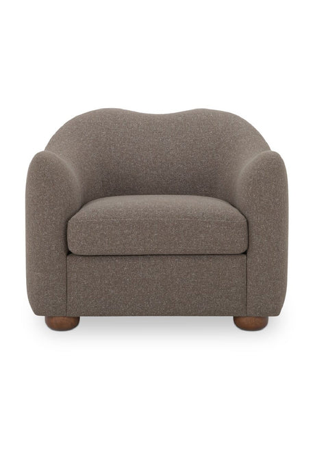 Modern European furniture - Sloped-Arm Accent Chair - www.oroa.com
