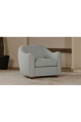 Modern European furniture - Sloped-Arm Accent Chair - www.oroa.com