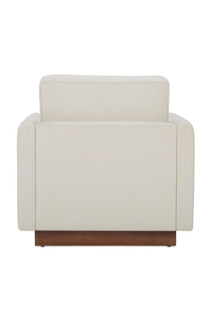 White Upholstered Accent Chair | Novi Living Vernon