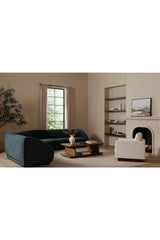 Modern European furniture - White Upholstered Accent Chair - www.oroa.com