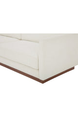 Modern European furniture - Mid-Century Modern White Sofa - www.oroa.com