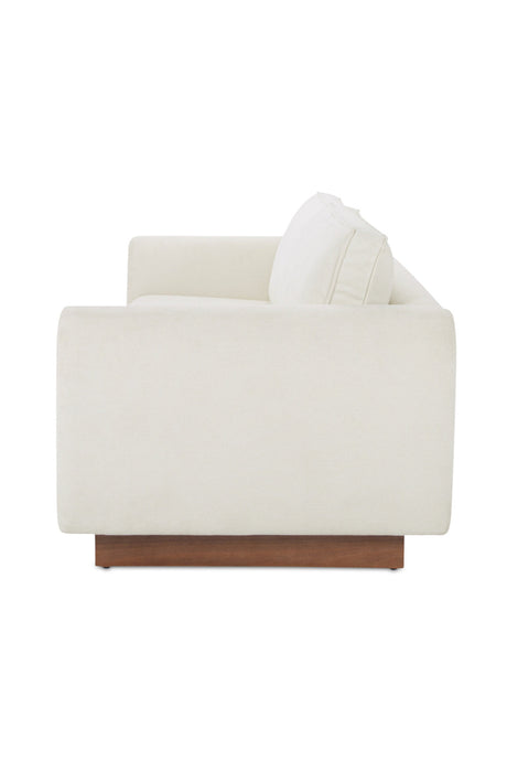 Modern European furniture - Mid-Century Modern White Sofa - www.oroa.com