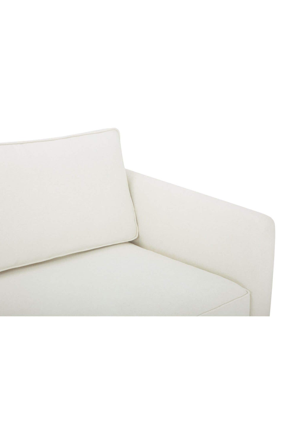 Modern European furniture - White Left Sectional Sofa - www.oroa.com
