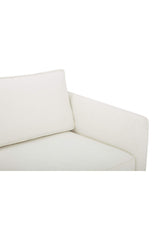 Modern European furniture - White Left Sectional Sofa - www.oroa.com