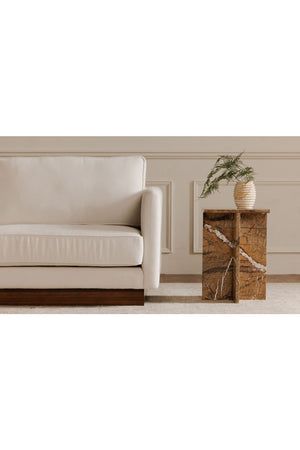 Modern European furniture - White Left Sectional Sofa - www.oroa.com