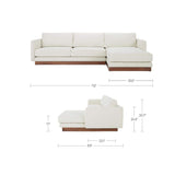 White Sectional Sofa | Bali Loom Vernon - www.oroa.com