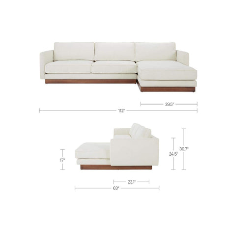 White Sectional Sofa | Bali Loom Vernon - www.oroa.com