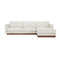 Modern European furniture - White Sectional Sofa - www.oroa.com